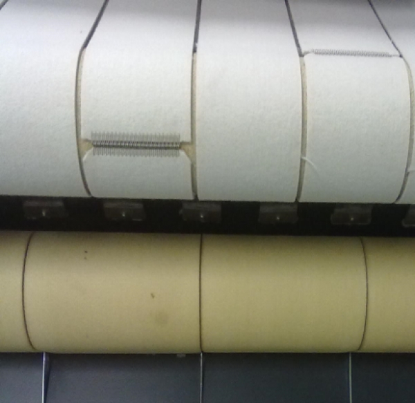 Ironer feeding Belts